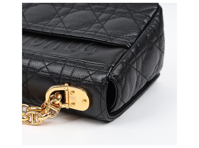 Dior Picca borsa a tracolla Cannage nera - vista 12