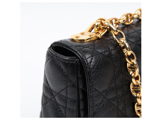 Dior Picca borsa a tracolla Cannage nera - vista 14