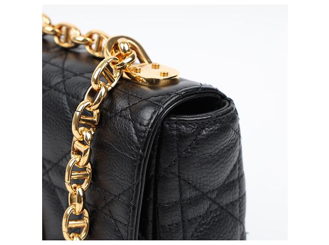 Dior Picca borsa a tracolla Cannage nera - vista 15