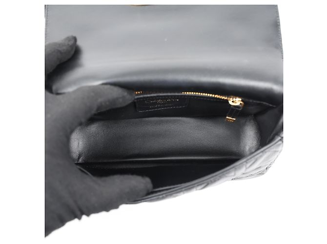 Dior Picca borsa a tracolla Cannage nera - vista 16