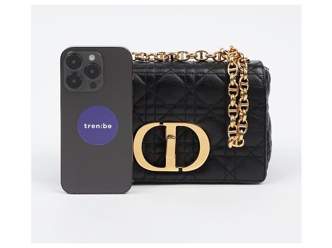 Dior Picca borsa a tracolla Cannage nera - vista 18