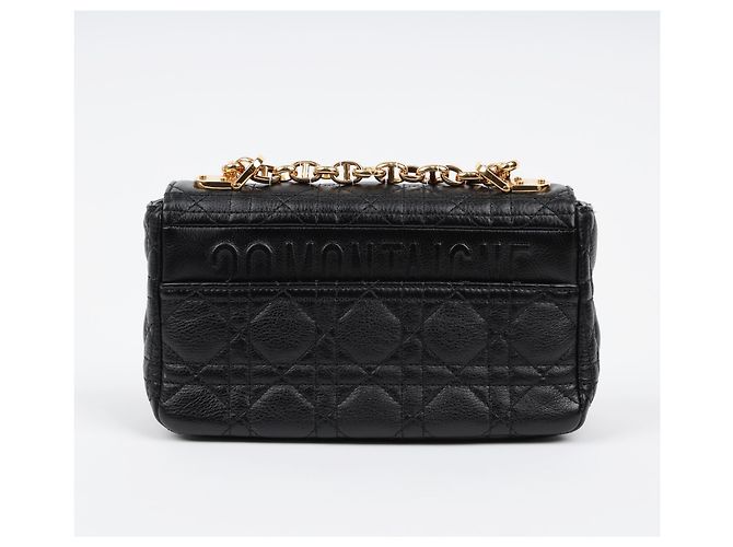 Dior Picca borsa a tracolla Cannage nera - vista 4