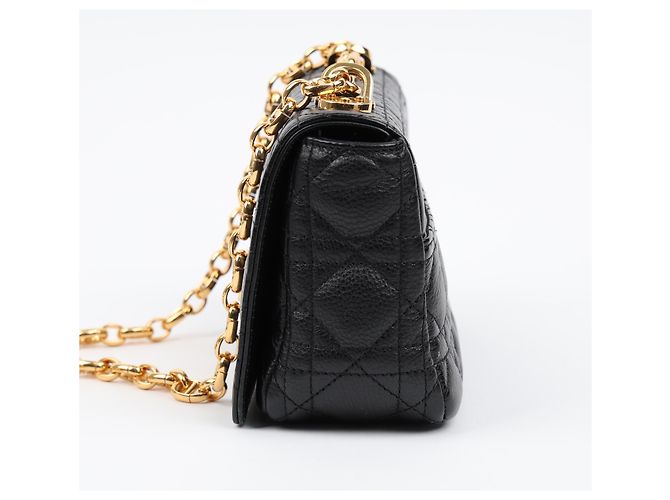 Dior Picca borsa a tracolla Cannage nera - vista 5