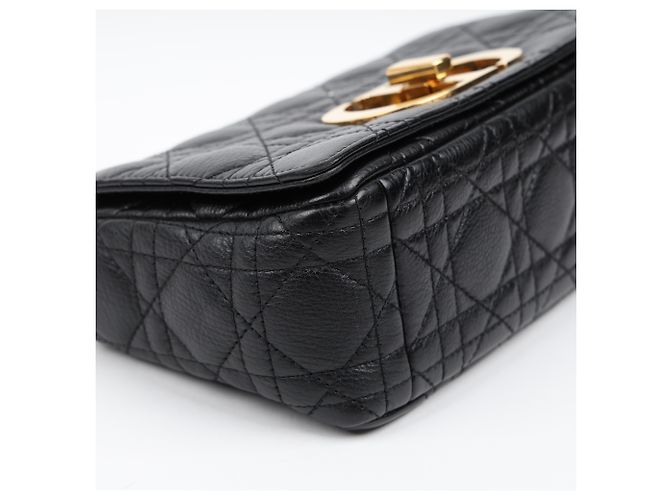 Dior Picca borsa a tracolla Cannage nera - vista 8
