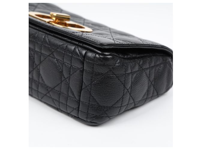 Dior Picca borsa a tracolla Cannage nera - vista 9