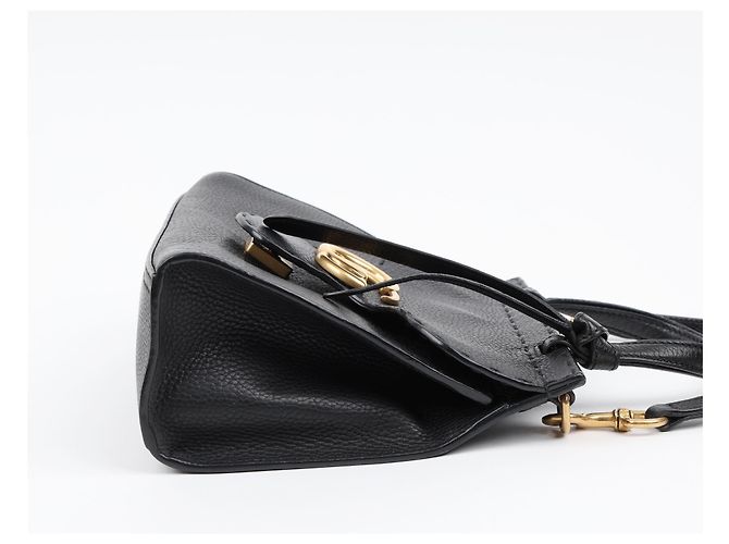 Gucci Borsa a spalla Mini Tote GG Marmont Nera - vista 6