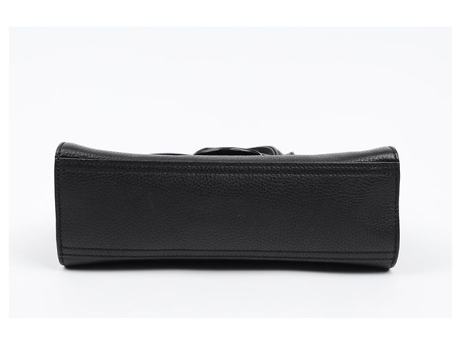 Gucci Borsa a spalla Mini Tote GG Marmont Nera - vista 8