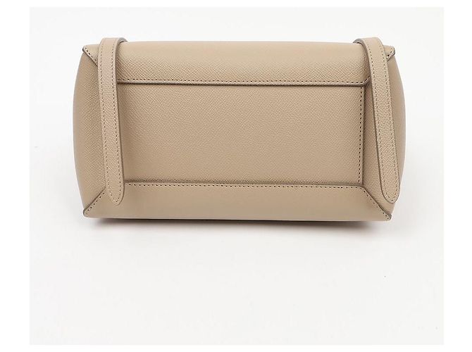 Belt Bag Céline Micro Beige Leder Beuteltasche und Schultertasche - Ansicht 7