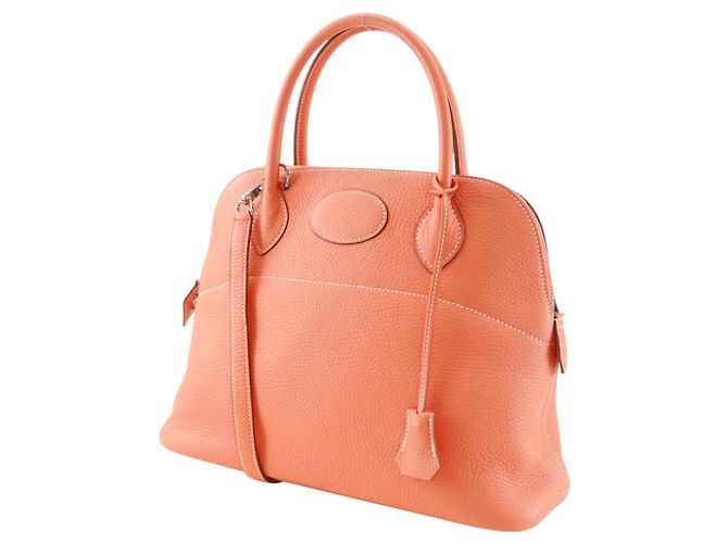 Hermès Borsa Hermes Bolide 31 in Crevette Pink - vista 2