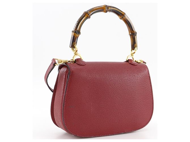 Borsa a mano e tracolla Gucci Bamboo 2-Way - vista 3