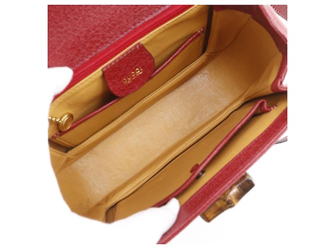 Borsa a mano e tracolla Gucci Bamboo 2-Way - vista 6