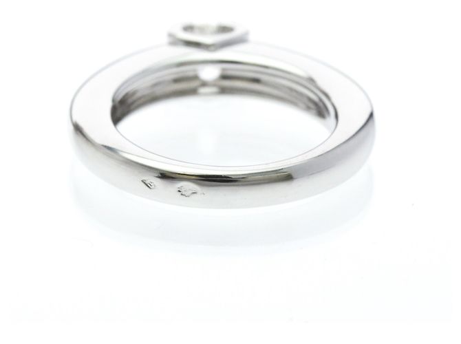 Cartier Platin-Diamant-Solitärring - Ansicht 3
