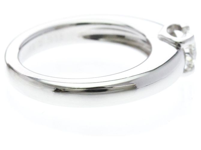 Cartier Platin-Diamant-Solitärring - Ansicht 4