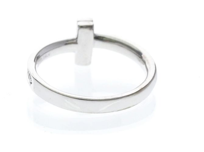 Autre Marque Tiffany T One Ring Diamant in Weißgold - Ansicht 3