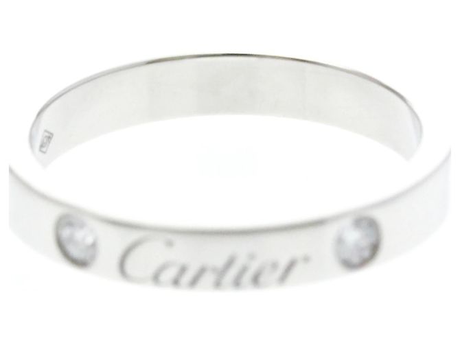 Alianza C de Cartier con diamantes - vista 6