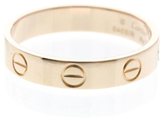 Anello Cartier Mini Love in oro rosa - vista 2