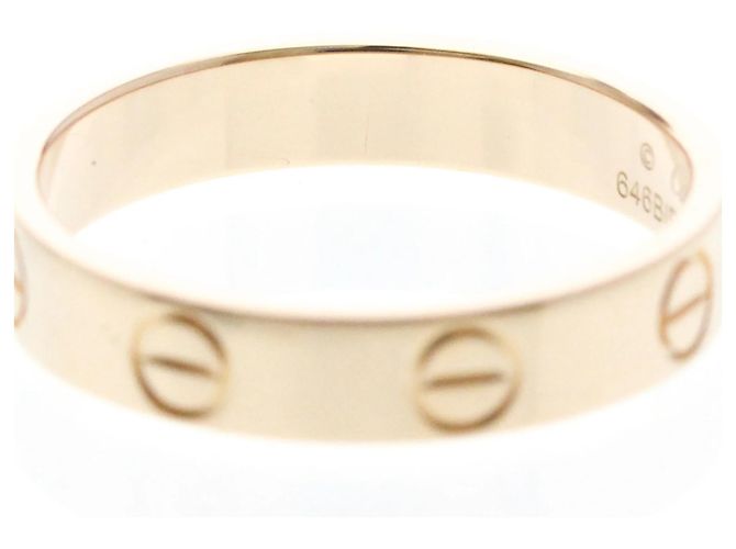 Anello Cartier Mini Love in oro rosa - vista 6