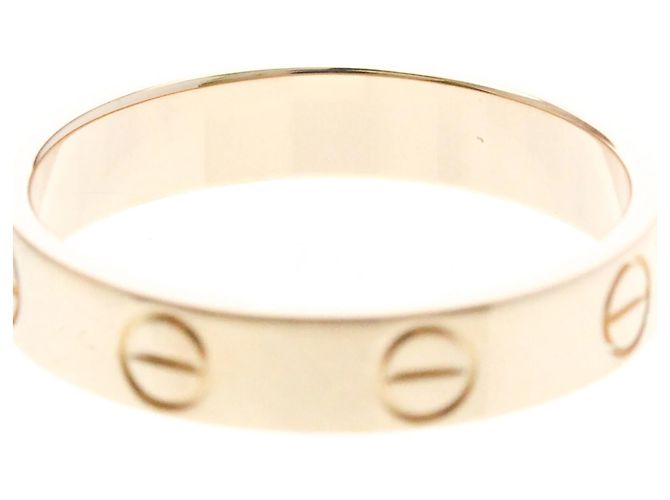 Anello Cartier Mini Love in oro rosa - vista 7