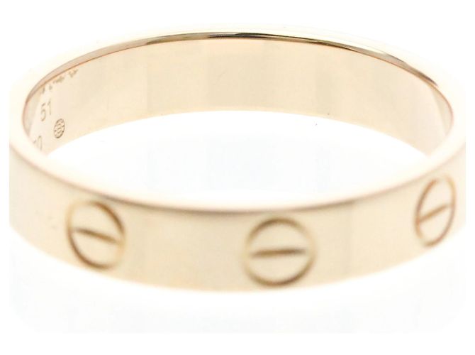 Anello Cartier Mini Love in oro rosa - vista 8