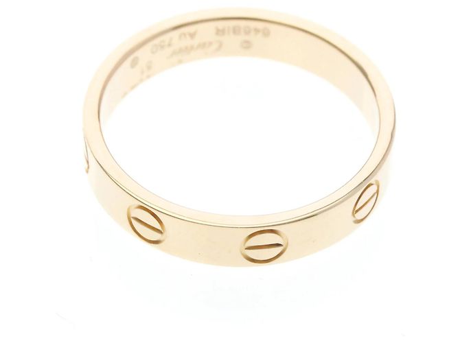 Anello Cartier Mini Love in oro rosa - vista 9