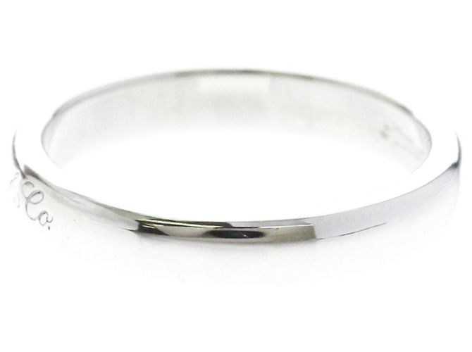 Autre Marque Tiffany Notes Lucida Bandring aus Platin - Ansicht 2