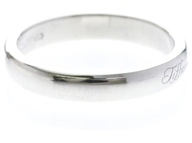 Autre Marque Tiffany Notes Lucida Bandring aus Platin - Ansicht 4