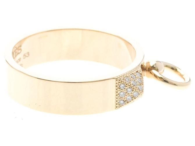 Hermès Hermes Collier Diamond Ring in Pink Gold - vista 4
