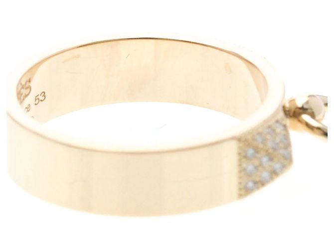 Hermès Hermes Collier Diamond Ring in Pink Gold - vista 8