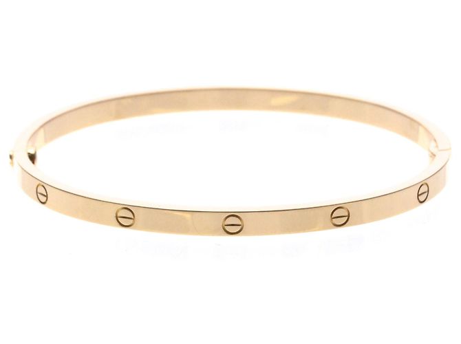 Bracciale Cartier Love in oro rosa - vista 3