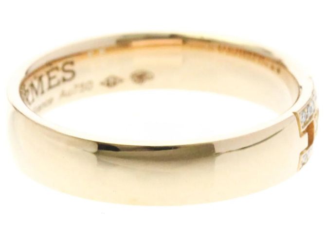 Hermès Hermes Hercules Diamantring in Roségold - Ansicht 4