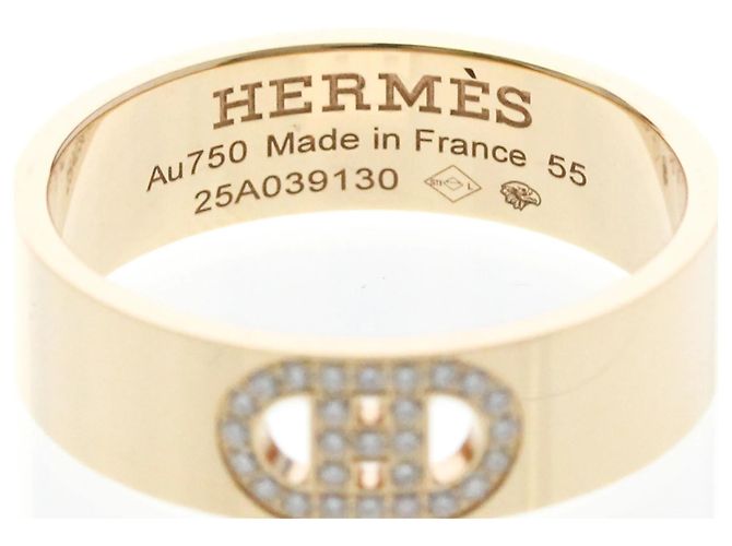 Hermès Hermes H D'ancre Diamantring - Ansicht 5