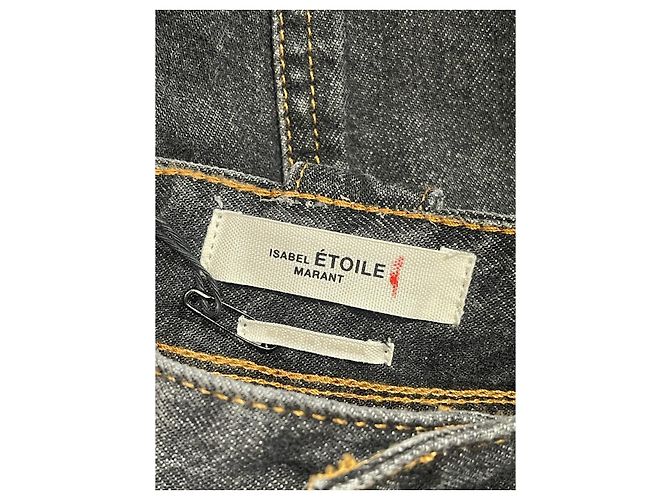 Isabel Marant Etoile Vaqueros Isabel Marant negros T.34 - vista 7