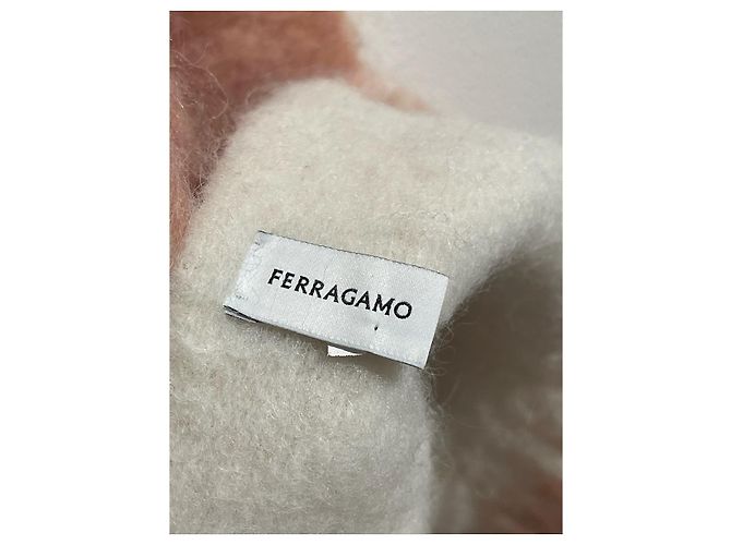 Salvatore Ferragamo Bufanda Ferragamo rosa - vista 5