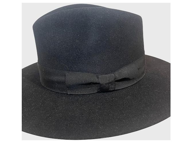 Autre Marque Saint Laurent Hut schwarz T.57 - Ansicht 2