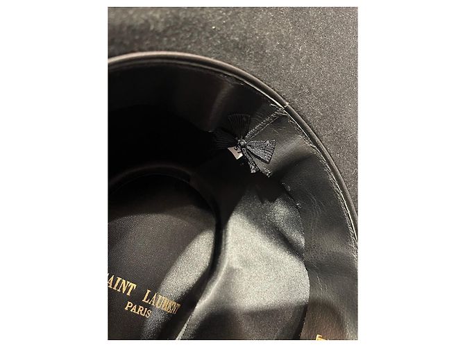 Autre Marque Saint Laurent Hut schwarz T.57 - Ansicht 8