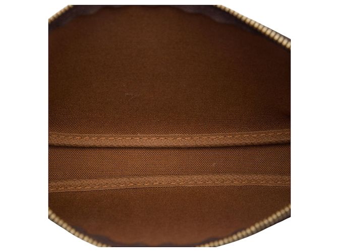 Borsa a tracolla Louis Vuitton Monogram Pochette Accessoires Marrone - vista 4