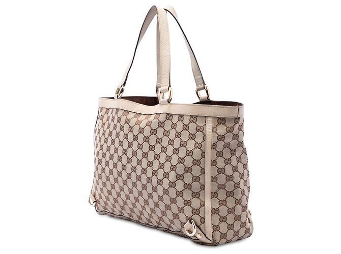 Gucci GG Canvas Abbey D Ring Tote Beige - Ansicht 2