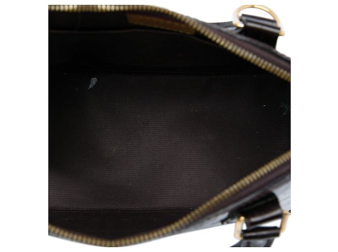 Borsa Satchel Alma BB Louis Vuitton Monogram Vernis Viola - vista 4