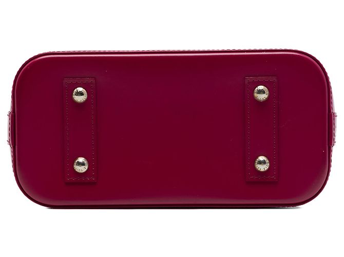 Borsa Louis Vuitton Alma BB in pelle Epi rosa - vista 3