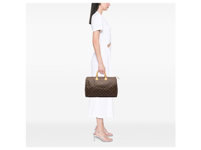 Borsa Boston Louis Vuitton Monogram Speedy 40 Marrone - vista 6