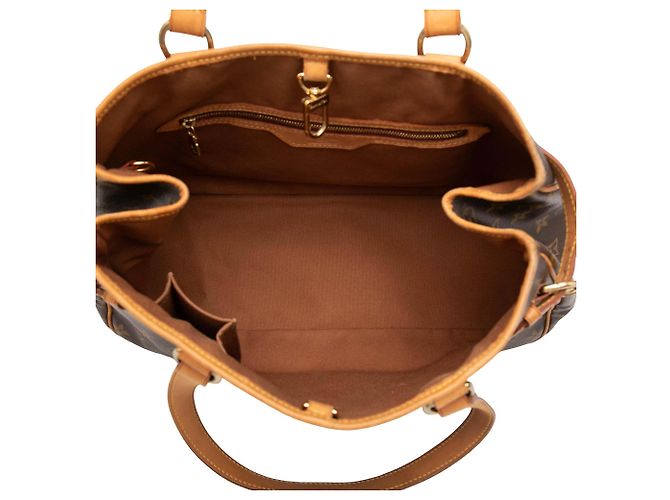 Borsa Tote Orizzontale Louis Vuitton Monogram Batignolles marrone - vista 4