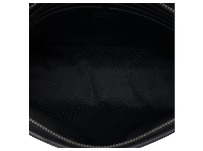 Borsa a pochette Louis Vuitton Damier Graphite Pochette Voyage MM nera - vista 4