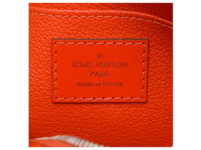 Beauty Case Louis Vuitton Epi PM Arancione - vista 5