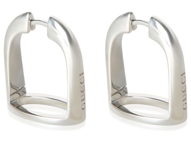 Orecchini Gucci Staffa in argento sterling - vista 3