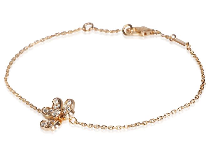 Bracciale Mini Frivole Van Cleef & Arpels in oro rosa e diamanti - vista 2