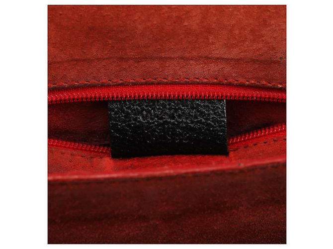 Bamboo Gucci 002 1061 Borsa Tote in pelle nera con bambù - vista 13