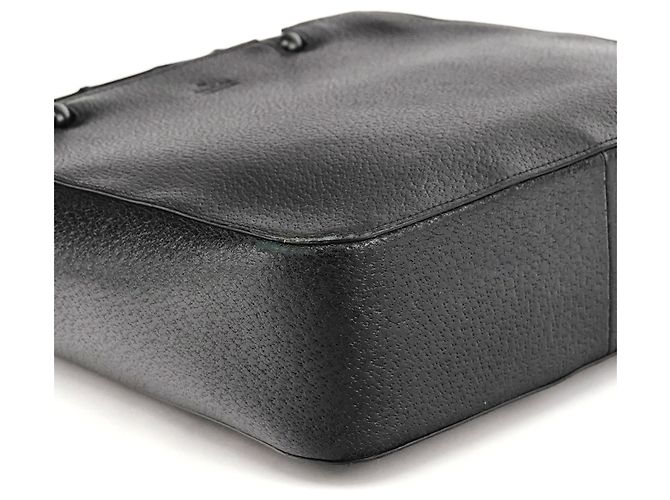 Bamboo Gucci 002 1061 Borsa Tote in pelle nera con bambù - vista 7