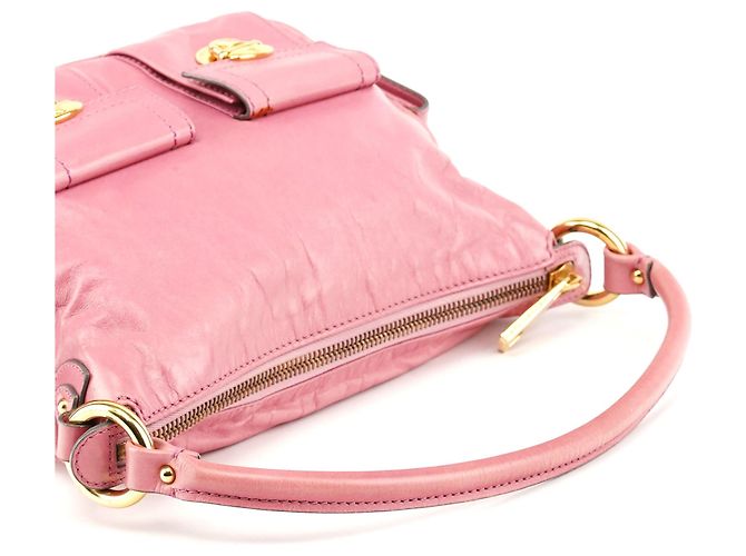 Marc Jacobs Borsa a tracolla Blake multipasca in pelle rosa - vista 11