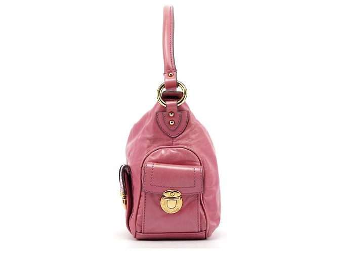 Marc Jacobs Borsa a tracolla Blake multipasca in pelle rosa - vista 2