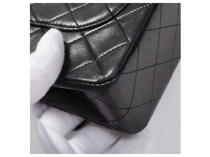 Chanel Borsa Double Flap Nero Pelle - vista 11